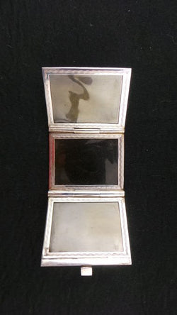 Edwardian Silver Miniature 3 Section Photo Frame | Antique & Vintage | Moonee Ponds Antiques | Australia Wide Delivery