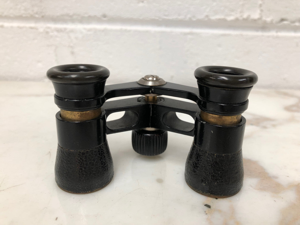 Vintage Brass And Leather Opera Glasses-Binoculars | Antique & Vintage | Moonee Ponds Antiques | Australia Wide Delivery