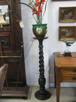 Jacobean Barley Twist Pedestal | Antique & Vintage | Moonee Ponds Antiques | Australia Wide Delivery