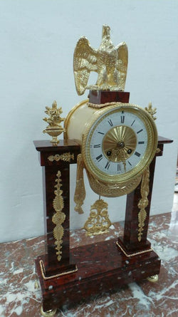 French Regency Style Mantle Clock | Antique & Vintage | Moonee Ponds Antiques | Australia Wide Delivery
