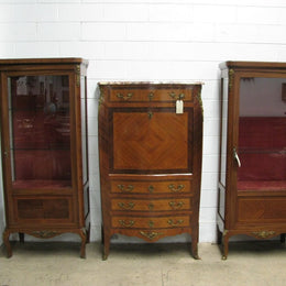 French Walnut Vitrine-1