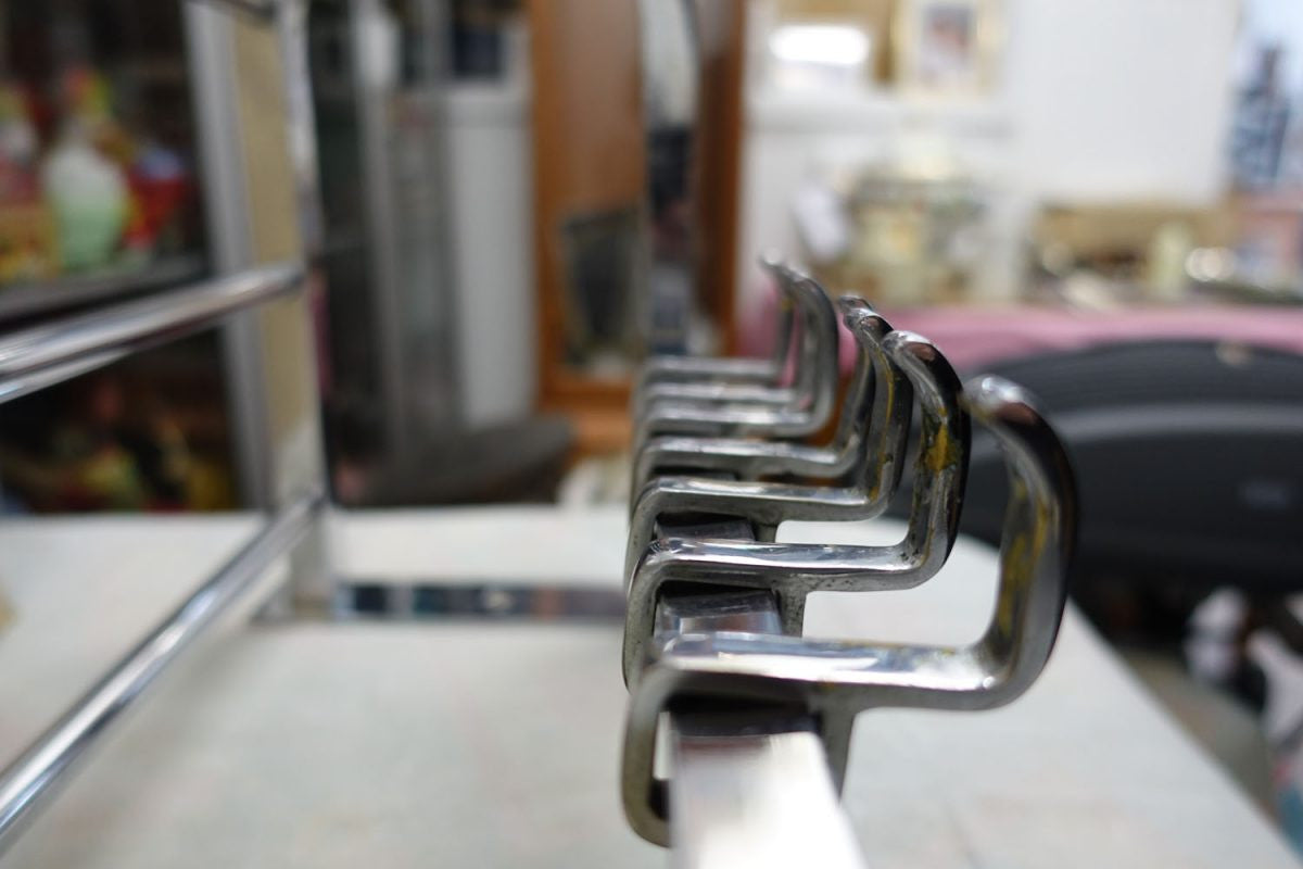 Art Deco Chrome Hanging Rack | Antique & Vintage | Moonee Ponds Antiques | Australia Wide Delivery