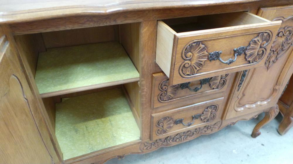Beautiful Carved French Oak Sideboard | Antique & Vintage | Moonee Ponds Antiques | Australia Wide Delivery