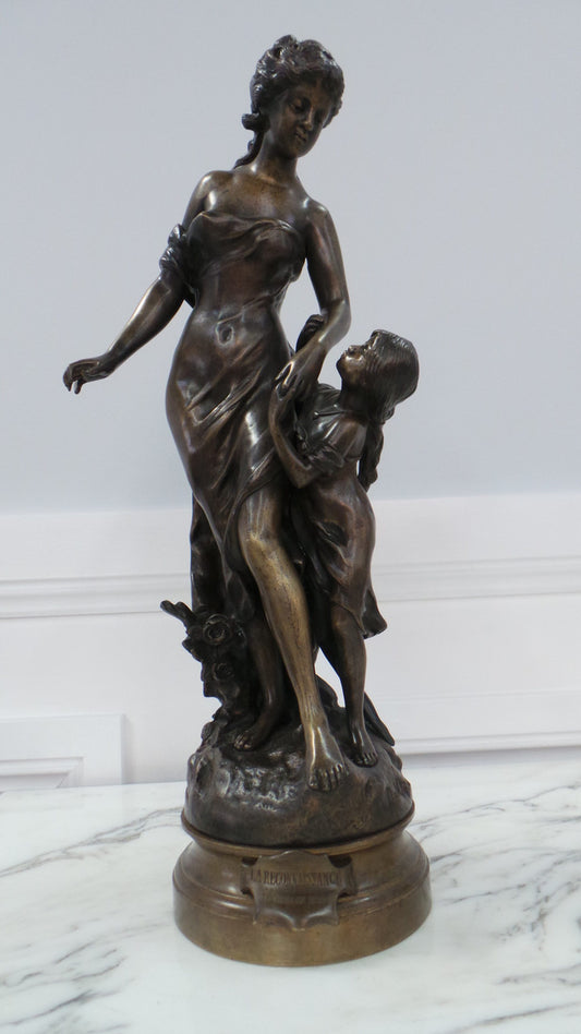 Antique French Bronze Statue by Marthurin Moreau