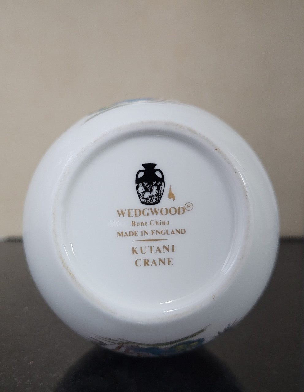 Wedgwood “Kutani Crane” Gold Trimmed Bud Vase | Antique & Vintage | Moonee Ponds Antiques | Australia Wide Delivery
