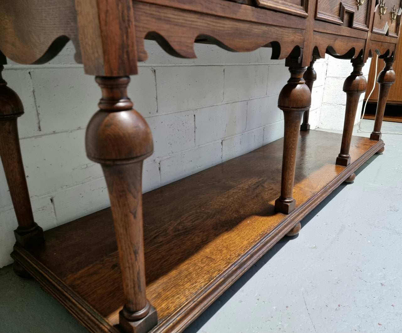 Fabulous Antique Oak Tudor Style Kitchen Dresser | Antique & Vintage | Moonee Ponds Antiques | Australia Wide Delivery
