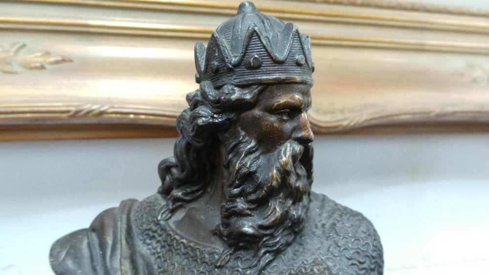 Pair of Victorian Viking Statues