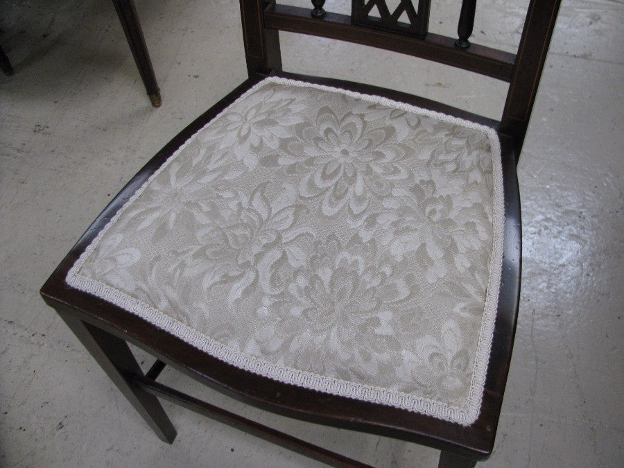 Walnut Inlaid Occasional Chair | Antique & Vintage | Moonee Ponds Antiques | Australia Wide Delivery