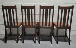 Fabulous Small Oak Extension Table & Four Dinning Chairs | Antique & Vintage | Moonee Ponds Antiques | Australia Wide Delivery
