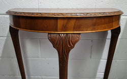 Chippendale Style Half Round Hall Table | Antique & Vintage | Moonee Ponds Antiques | Australia Wide Delivery