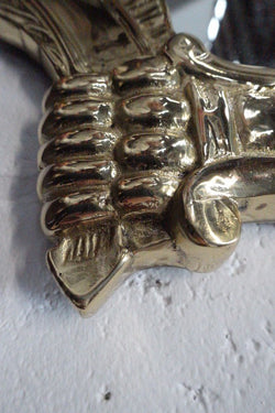 Large Brass Japanese Mirror | Antique & Vintage | Moonee Ponds Antiques | Australia Wide Delivery