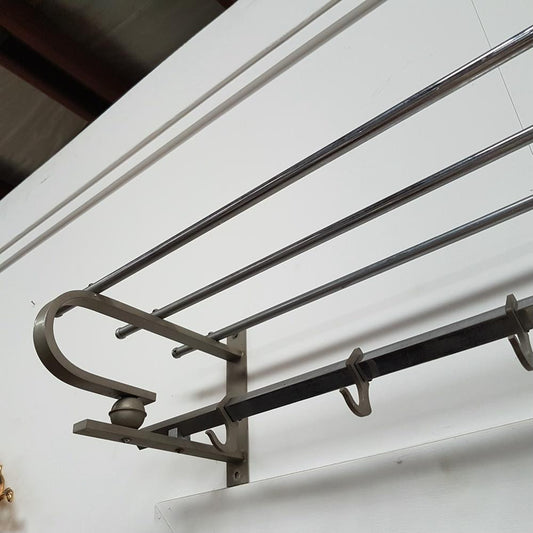 Chrome Art Deco Coat Rack