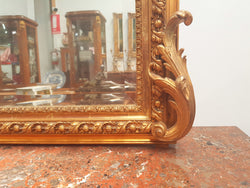 French Gilt Napoleon III Over Mantle Mirror | Antique & Vintage | Moonee Ponds Antiques | Australia Wide Delivery