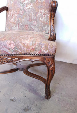 French Walnut Arm Chair | Antique & Vintage | Moonee Ponds Antiques | Australia Wide Delivery