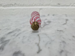 19th Century Pink & White Nailsea Glass Miniature Scent Bottle | Antique & Vintage | Moonee Ponds Antiques | Australia Wide Delivery