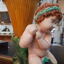 Rare French Majolica Centerpiece