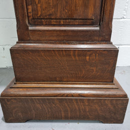 French Oak Henry II Style Pedestal with Carving to Trunk