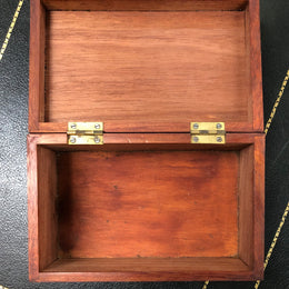 Inlaid Wooden Trinket Box