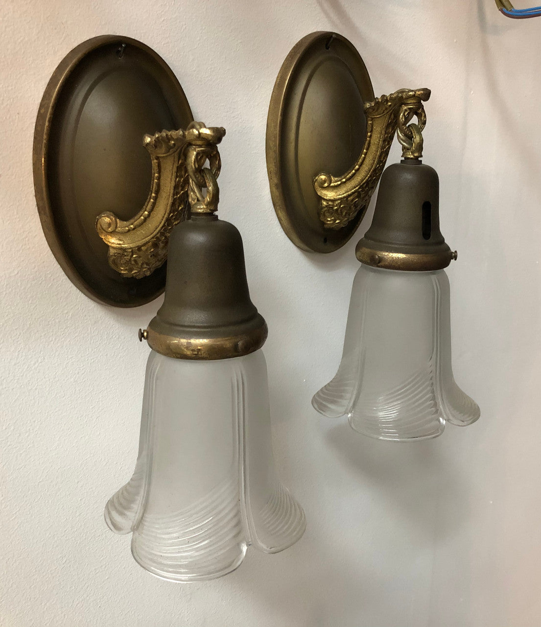 Beautiful French wall lamps