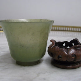 Late Ching Dynasty Jade Cup