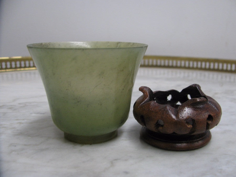 Late Ching Dynasty Jade Cup