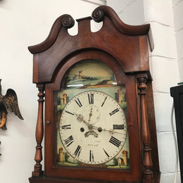 Superb Late Georgian Grandfather Clock