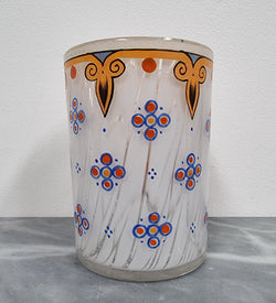 Rare 19th Century French Opaline Coat of Arms Cup-Vase | Antique & Vintage | Moonee Ponds Antiques | Australia Wide Delivery