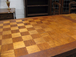 French Oak Parquetry Extension Dining Table | Antique & Vintage | Moonee Ponds Antiques | Australia Wide Delivery