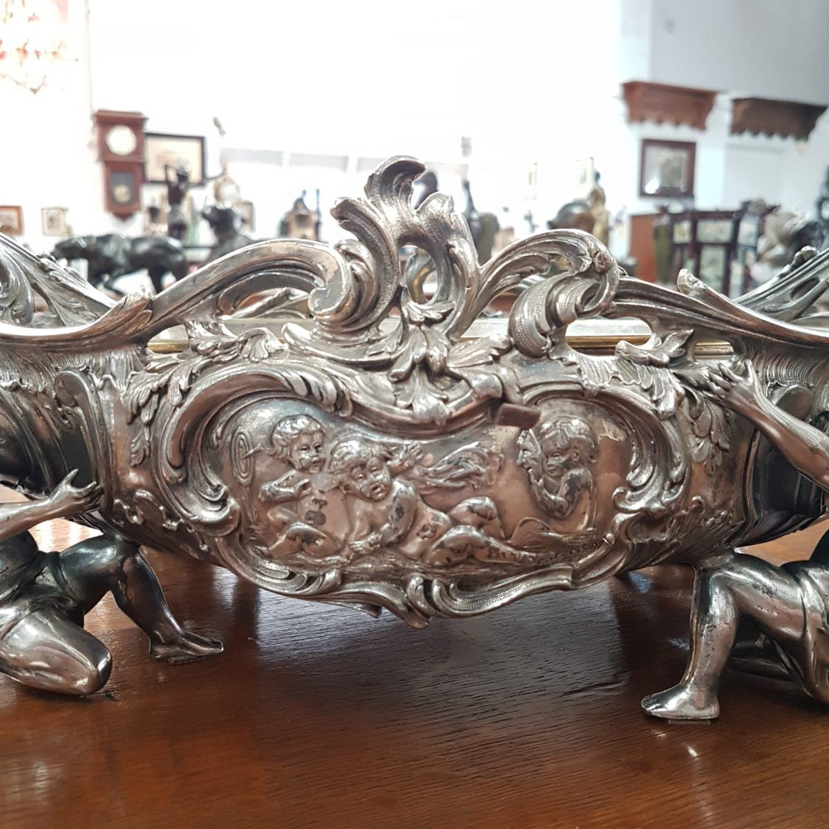 Silver Plated Centrepiece | Antique & Vintage | Moonee Ponds Antiques | Australia Wide Delivery