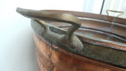 Fabulous Antique Copper And Brass Two Handled Bucket | Antique & Vintage | Moonee Ponds Antiques | Australia Wide Delivery