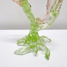 Lovely Victorian Uranium Glass Sculpture in good orginal condition. Please view photos as they form part of the description.