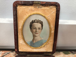 Edwardian Leather Case Travelling Miniature | Antique & Vintage | Moonee Ponds Antiques | Australia Wide Delivery