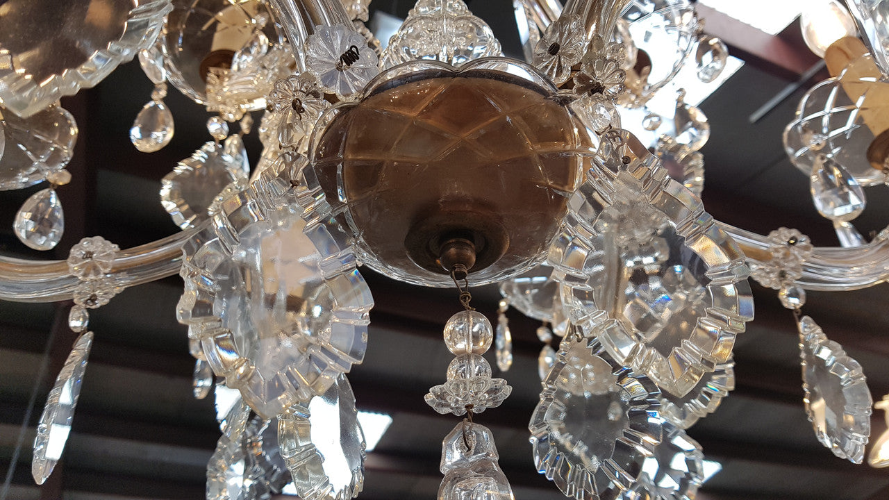 Elegant French Parisian Chandelier | Antique & Vintage | Moonee Ponds Antiques | Australia Wide Delivery