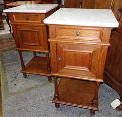 Lovely Pair of French Bedside Cabinets | Antique & Vintage | Moonee Ponds Antiques | Australia Wide Delivery