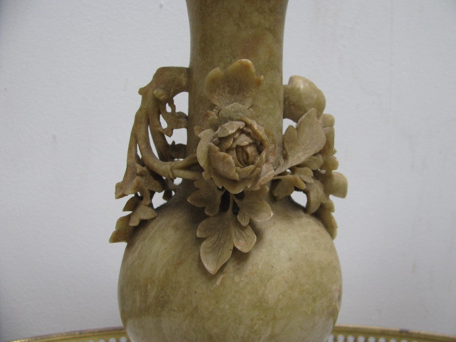 Chinese Carved Soap Stone Vase | Antique & Vintage | Moonee Ponds Antiques | Australia Wide Delivery