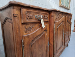 French Oak Louis XV Style Sideboard With Two Drawers & Four Cupboards | Antique & Vintage | Moonee Ponds Antiques | Australia Wide Delivery