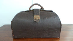 Vintage Leather Doctors Bag-1 | Antique & Vintage | Moonee Ponds Antiques | Australia Wide Delivery