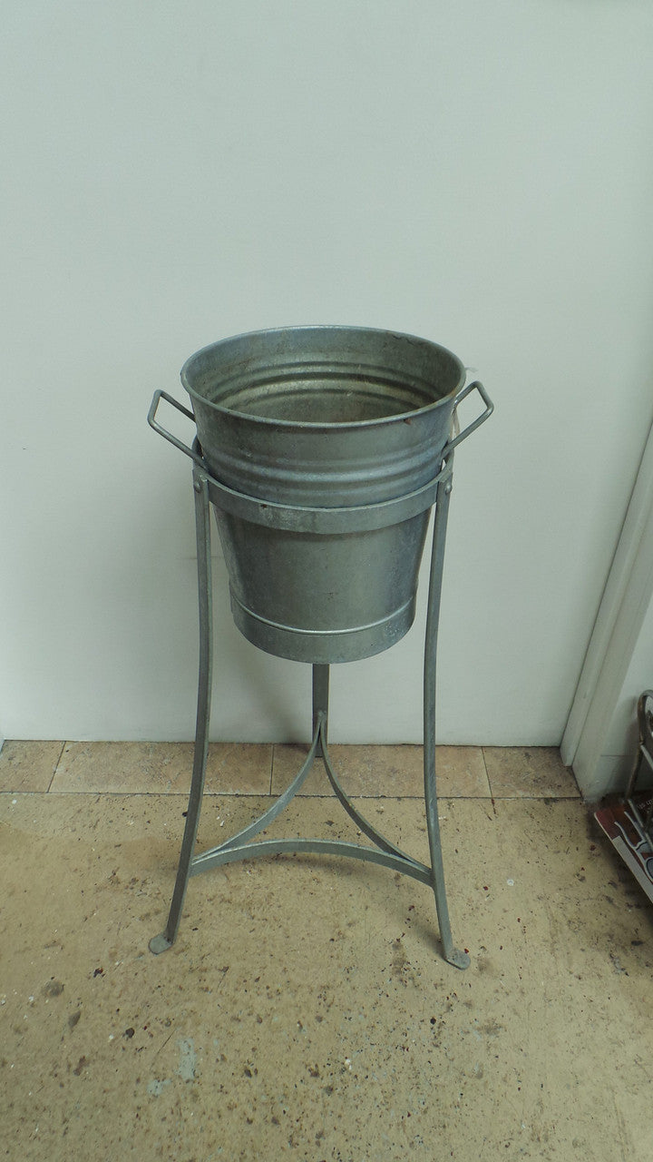 Vintage Galvanized Wine Bottle Holder | Antique & Vintage | Moonee Ponds Antiques | Australia Wide Delivery