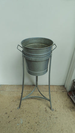 Vintage Galvanized Wine Bottle Holder | Antique & Vintage | Moonee Ponds Antiques | Australia Wide Delivery