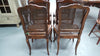 Set Of Six French Oak Chairs With Cane Seat And Back | Antique & Vintage | Moonee Ponds Antiques | Australia Wide Delivery