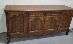 Late 19th Century French Carved Oak Four Drawer Sideboard | Antique & Vintage | Moonee Ponds Antiques | Australia Wide Delivery