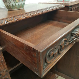 French 20th Century Carved Cabinet