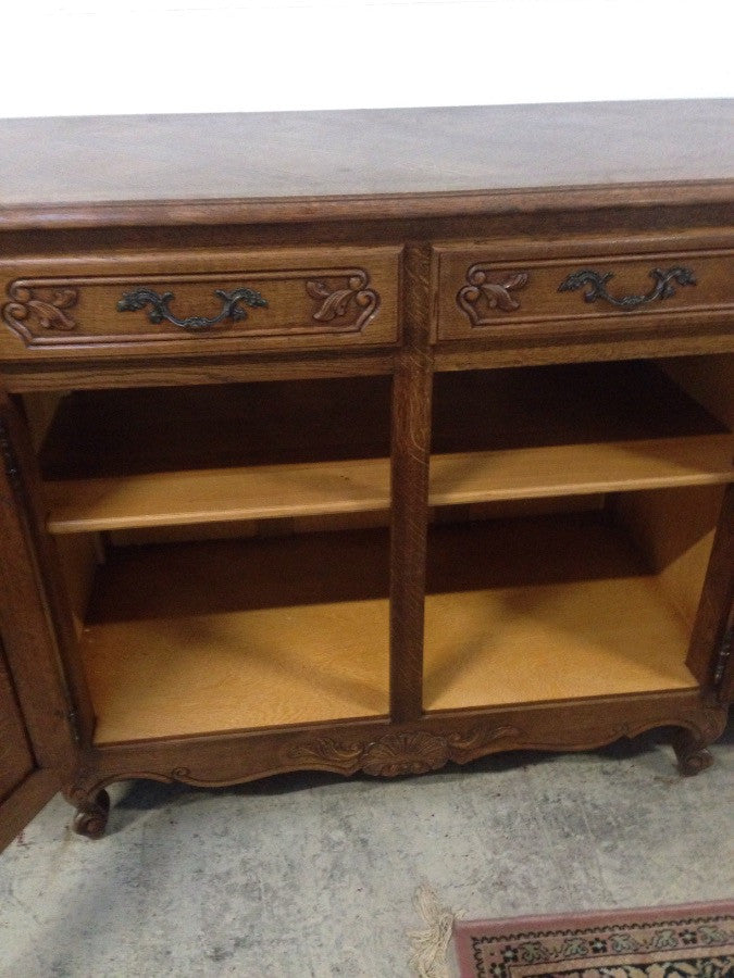 Large French Oak Sideboard