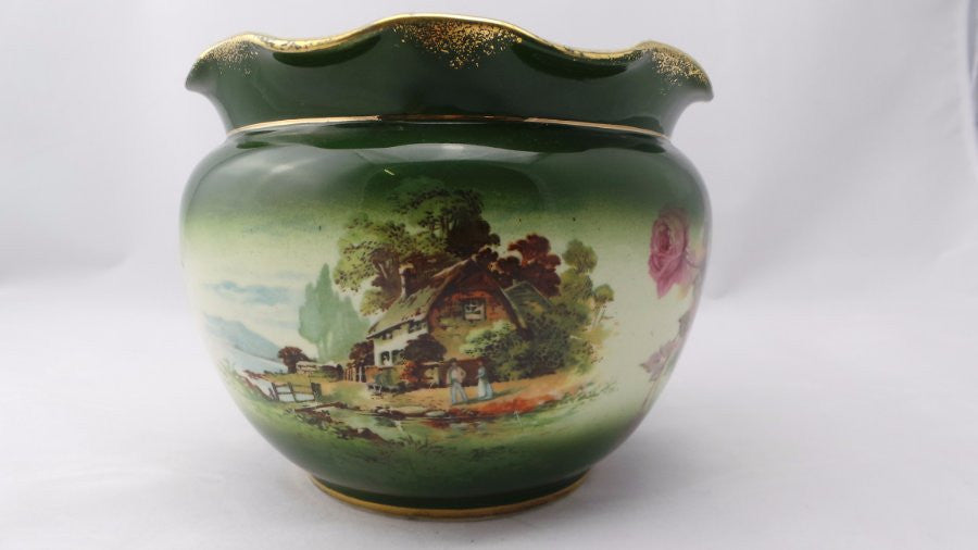 Small Edwardian Floral Jardiniere | Antique & Vintage | Moonee Ponds Antiques | Australia Wide Delivery