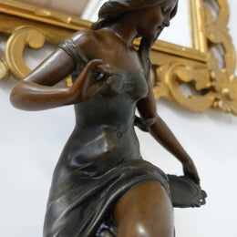 French Cold Painted Spelter Figure