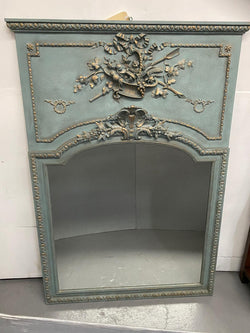 Late 19th Century Antique French Painted & Gilded Trumeau Mirror | Antique & Vintage | Moonee Ponds Antiques | Australia Wide Delivery