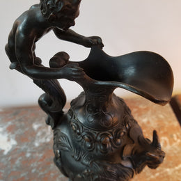 Victorian Bronze Wine God