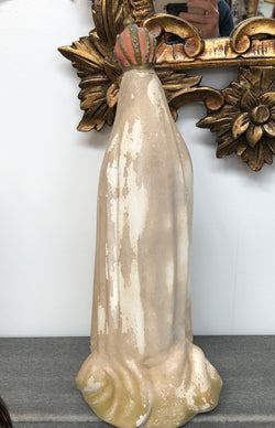 Vintage Blessed Virgin Religious Plaster Statue | Antique & Vintage | Moonee Ponds Antiques | Australia Wide Delivery