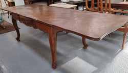 Oak Louis 15th Style Parquetry Top Extension Dining Table | Antique & Vintage | Moonee Ponds Antiques | Australia Wide Delivery