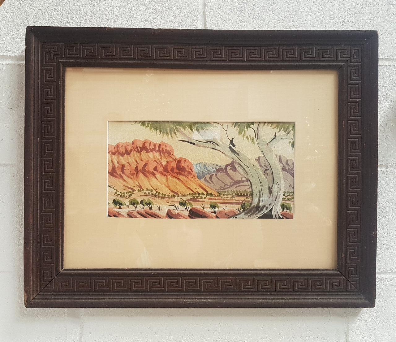 Aboriginal Watercolour Painting | Antique & Vintage | Moonee Ponds Antiques | Australia Wide Delivery